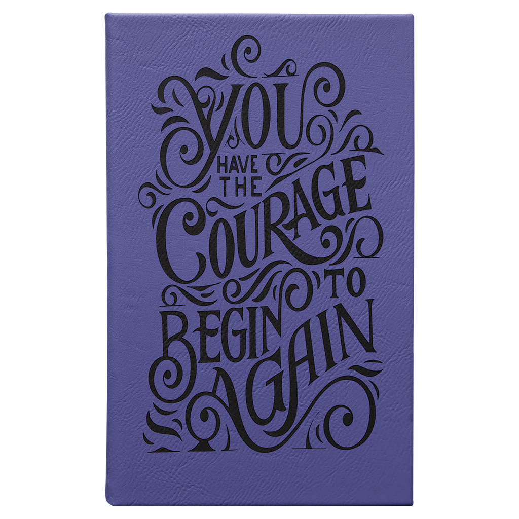 Purple Leatherette Journal
