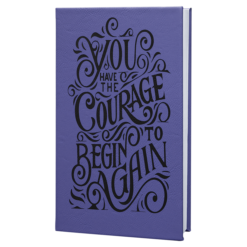Purple Leatherette Journal