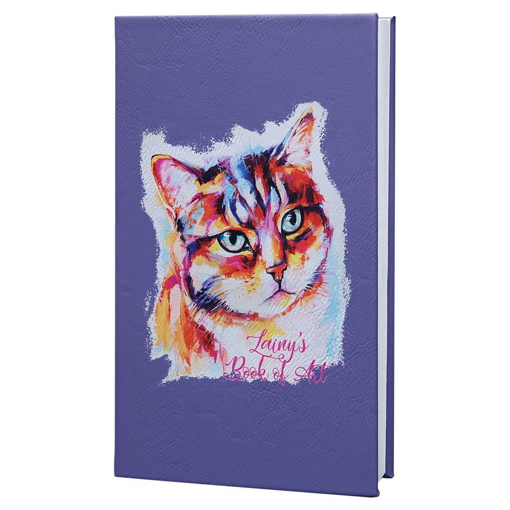 Purple Leatherette Journal