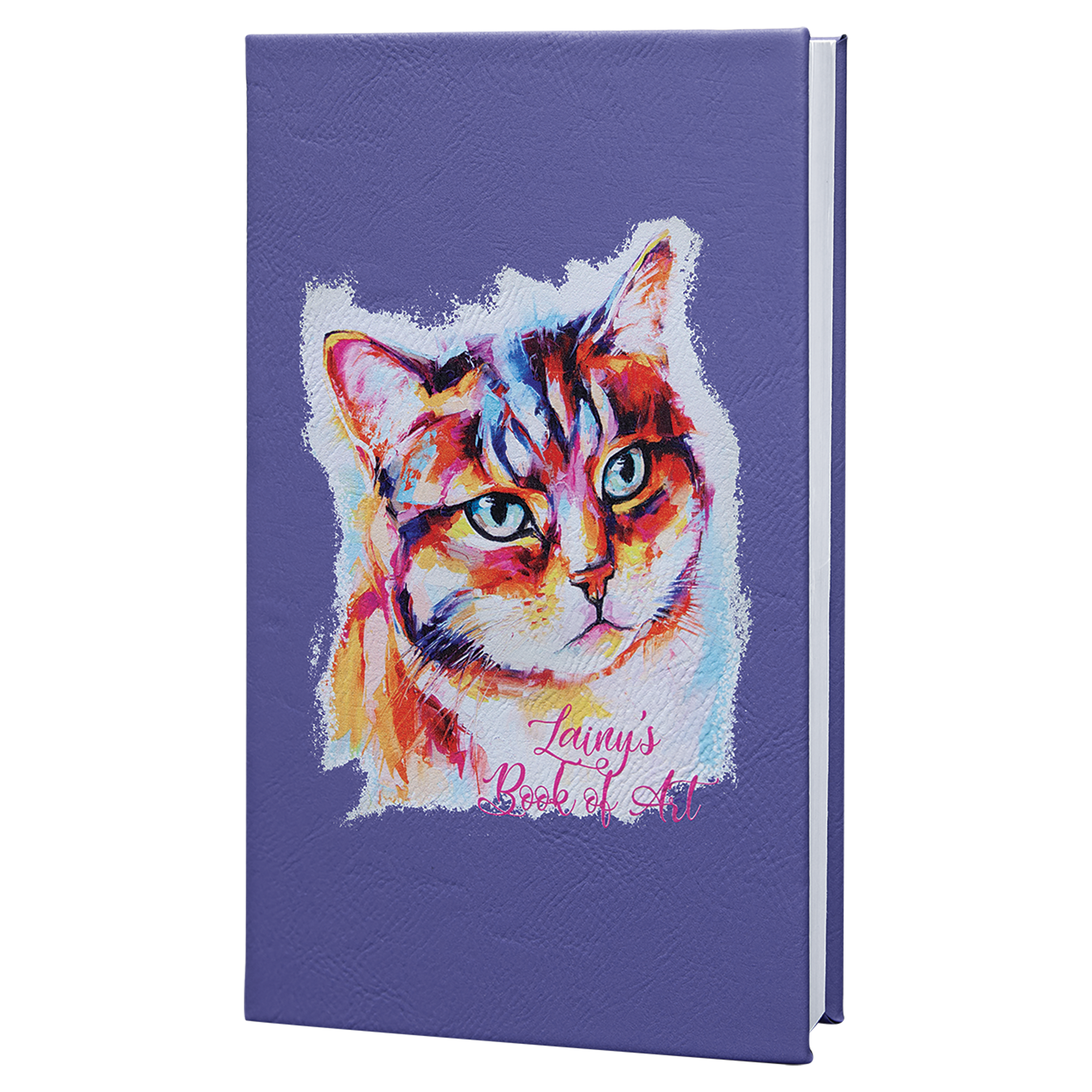 Purple Leatherette Journal