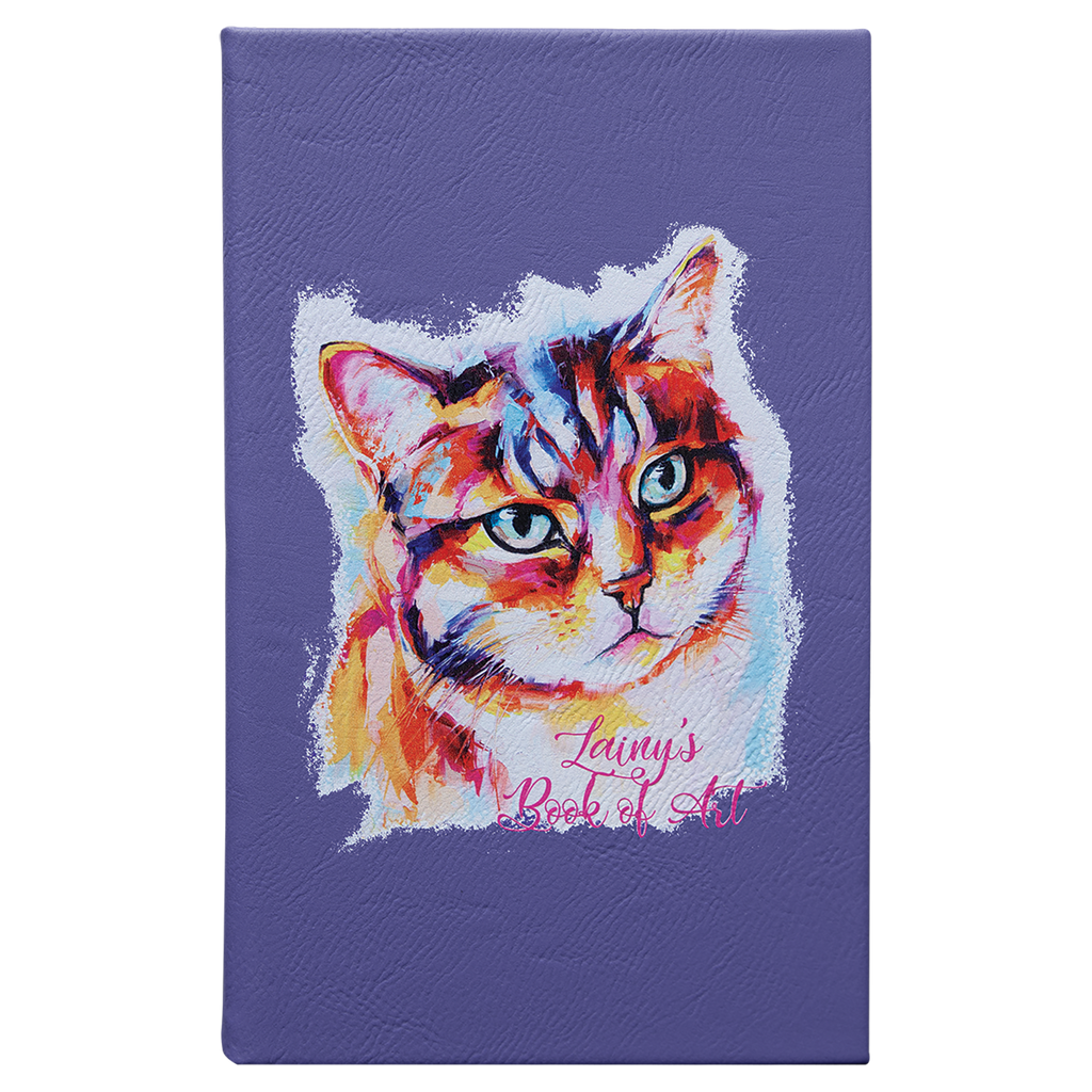 Purple Leatherette Journal