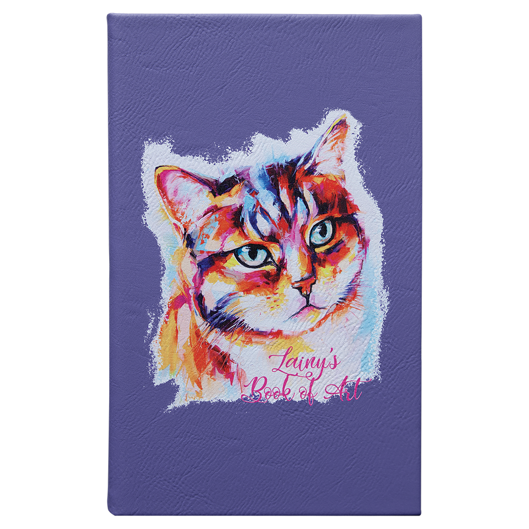 Purple Leatherette Journal
