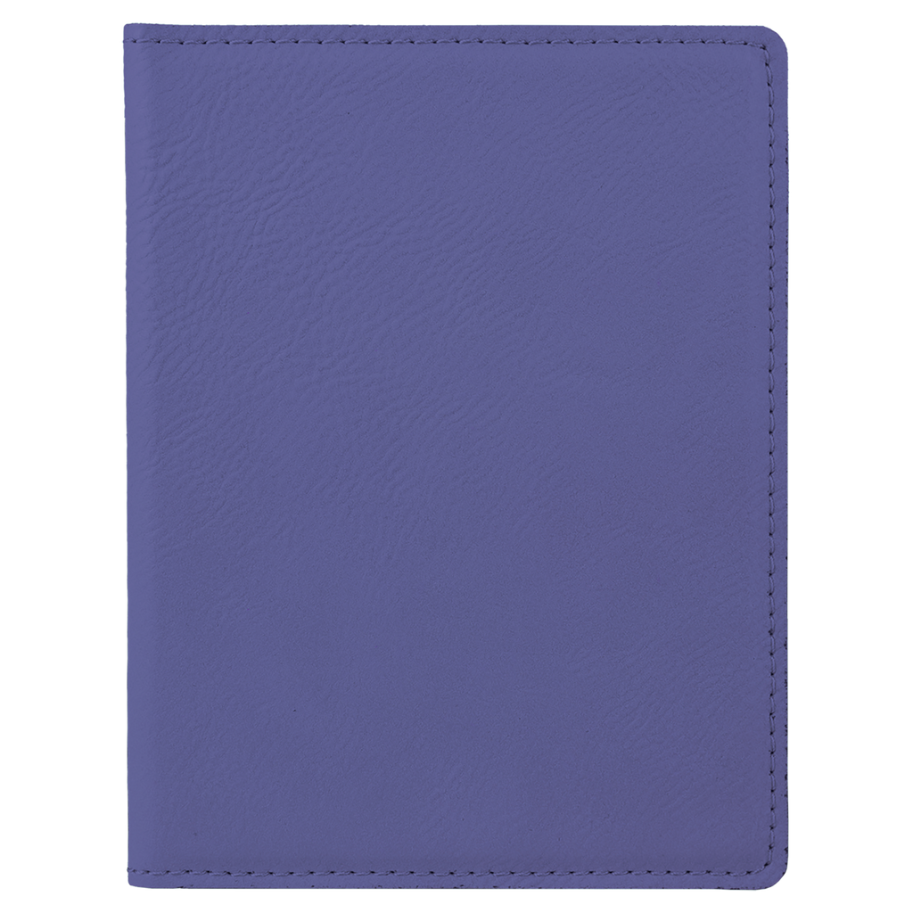 Purple Leatherette Passport Holder blank-preview