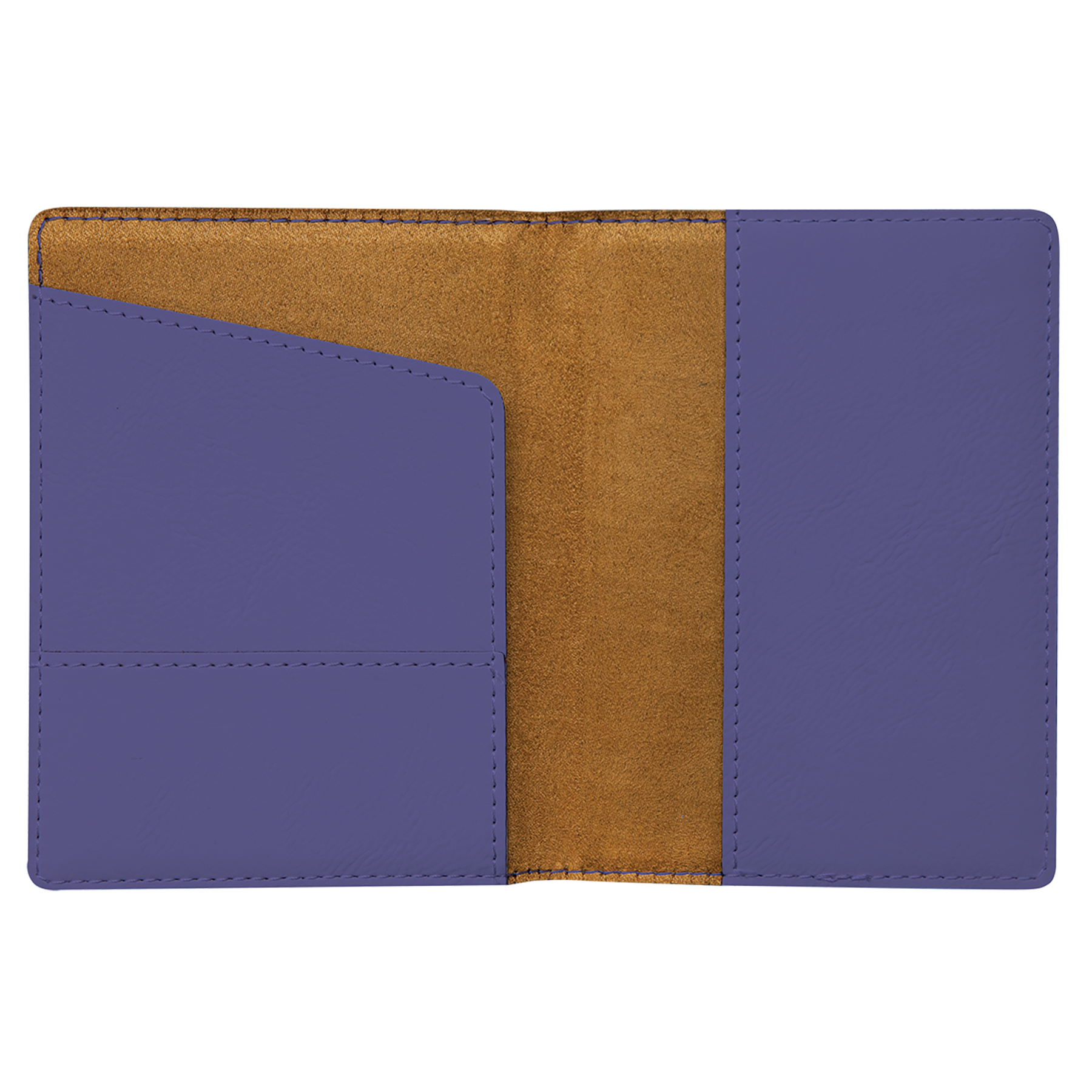 Purple Leatherette Passport Holder