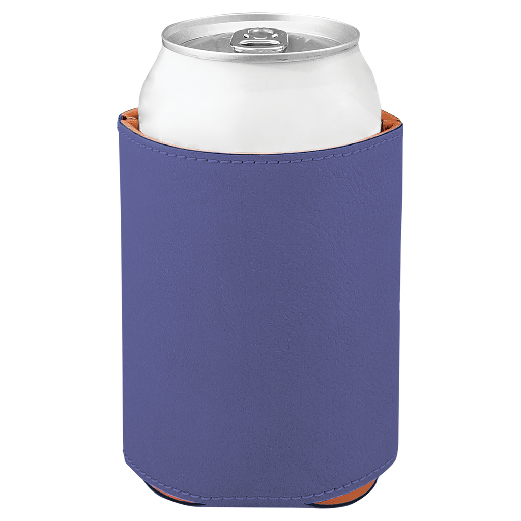 Purple Leatherette Beverage Holder blank-preview