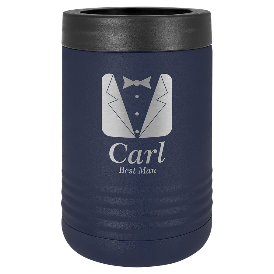 Navy Blue Insulated Beverage Holder