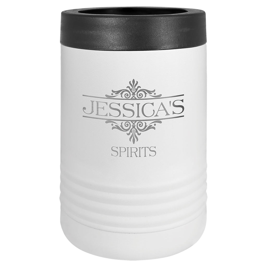 White Insulated Beverage Holder