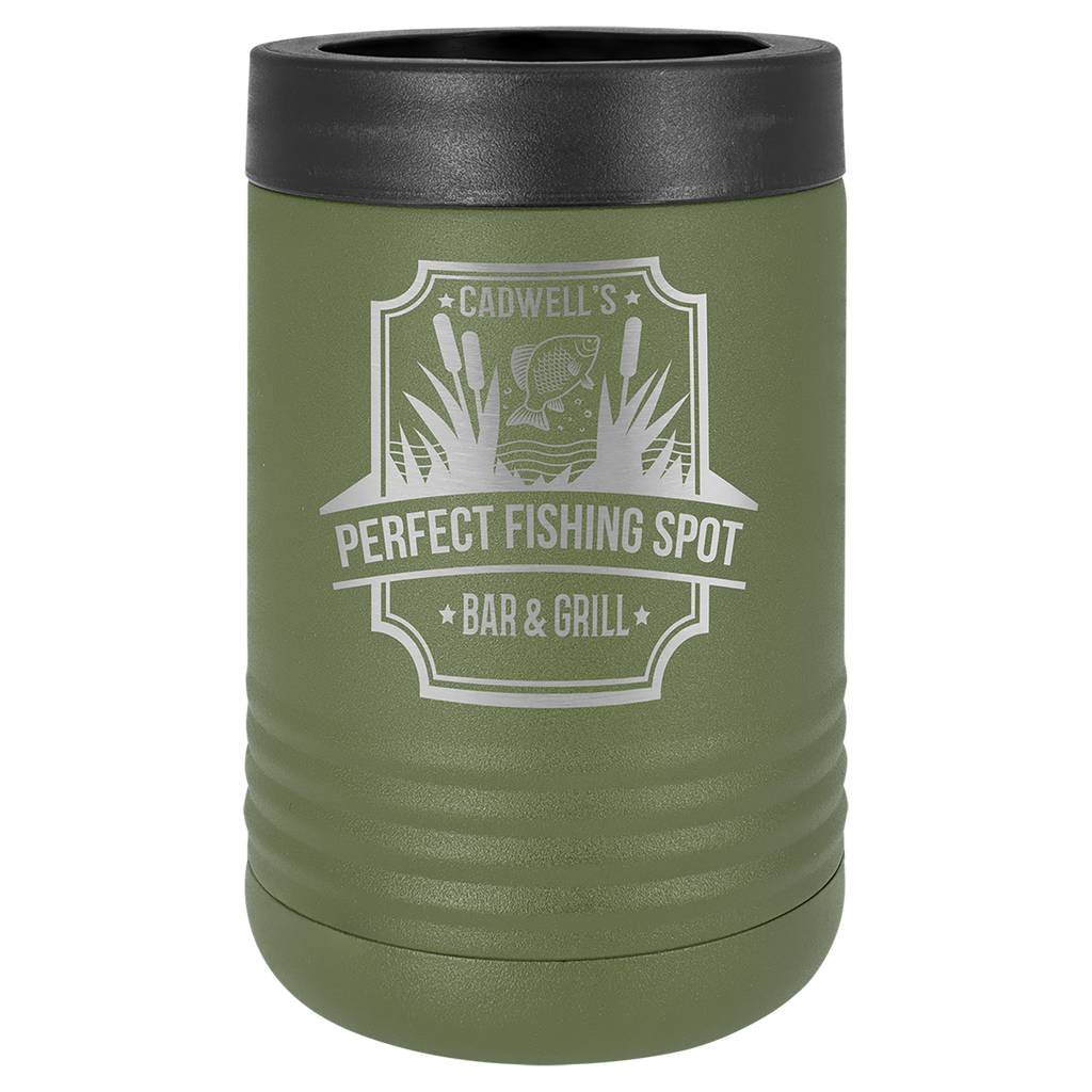 Olive Green Insulated Beverage Holder