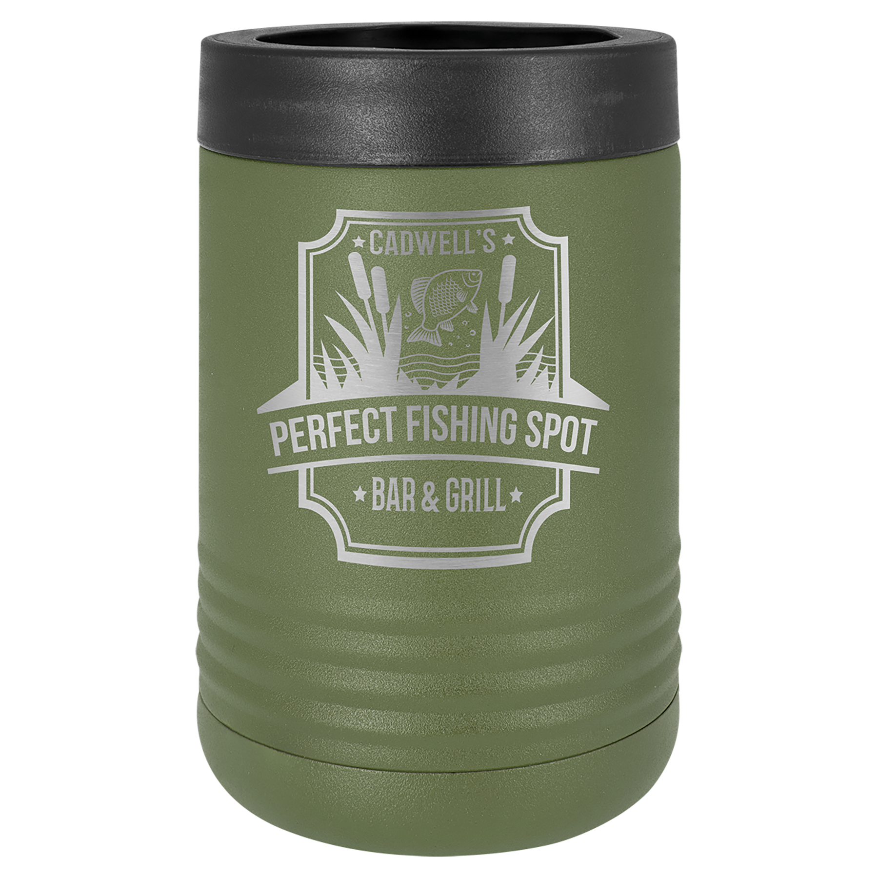 Olive Green Insulated Beverage Holder