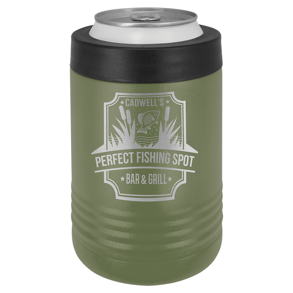Olive Green Insulated Beverage Holder