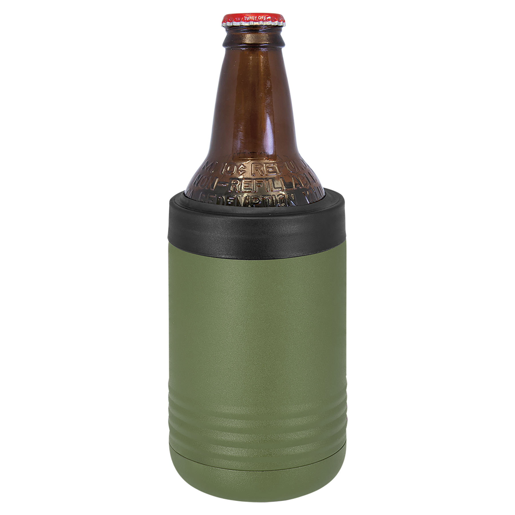 Olive Green Insulated Beverage Holder