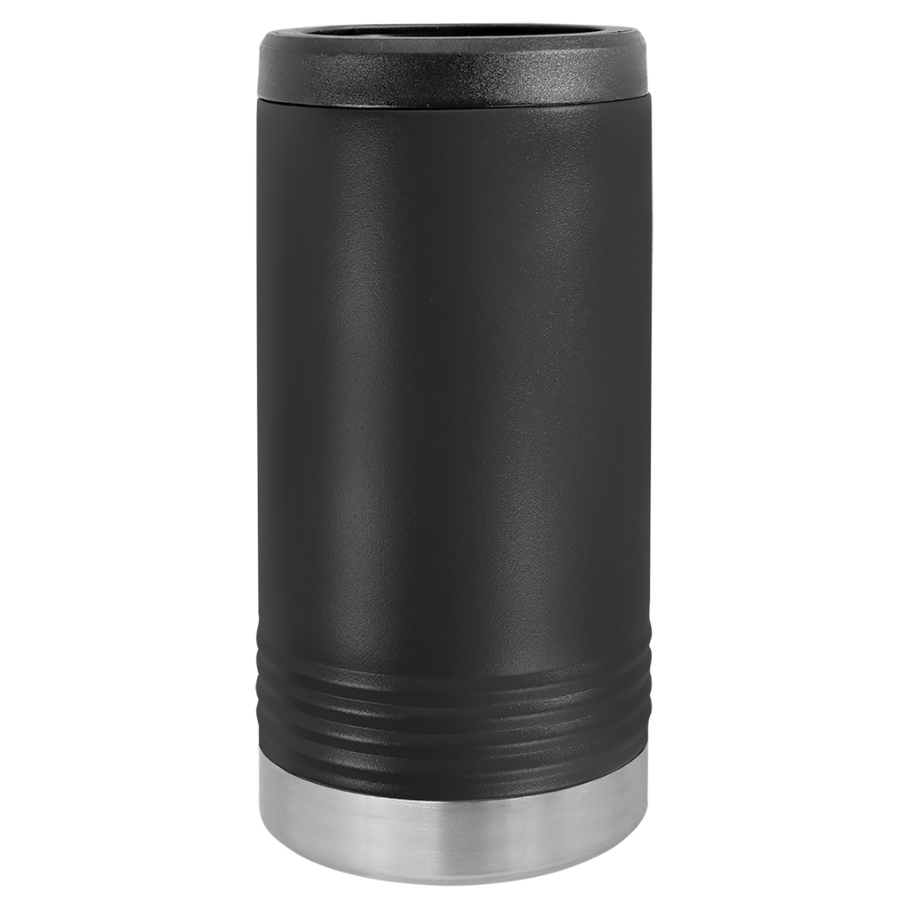 Black Insulated Slim Beverage Holder blank-preview