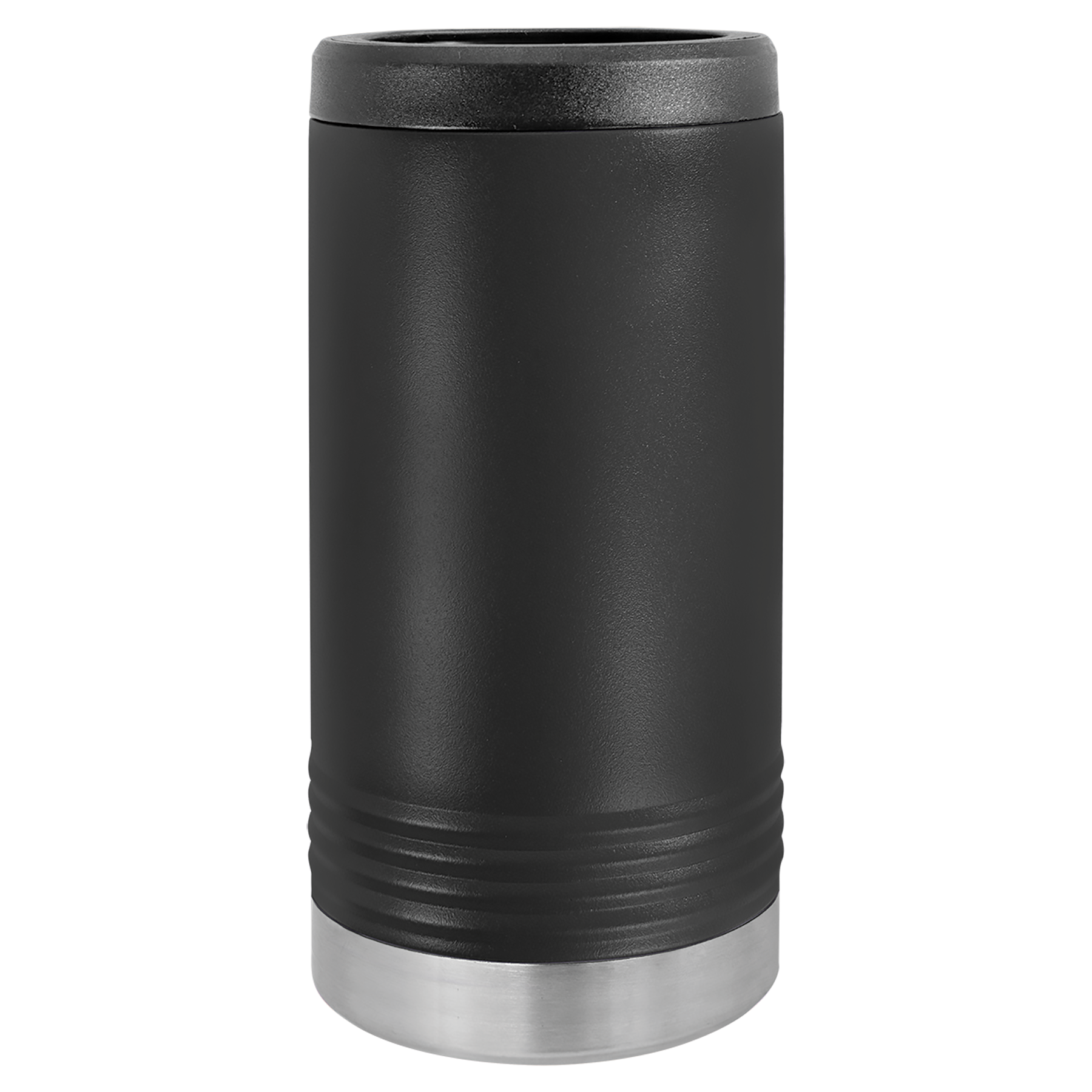 Black Insulated Slim Beverage Holder blank-preview