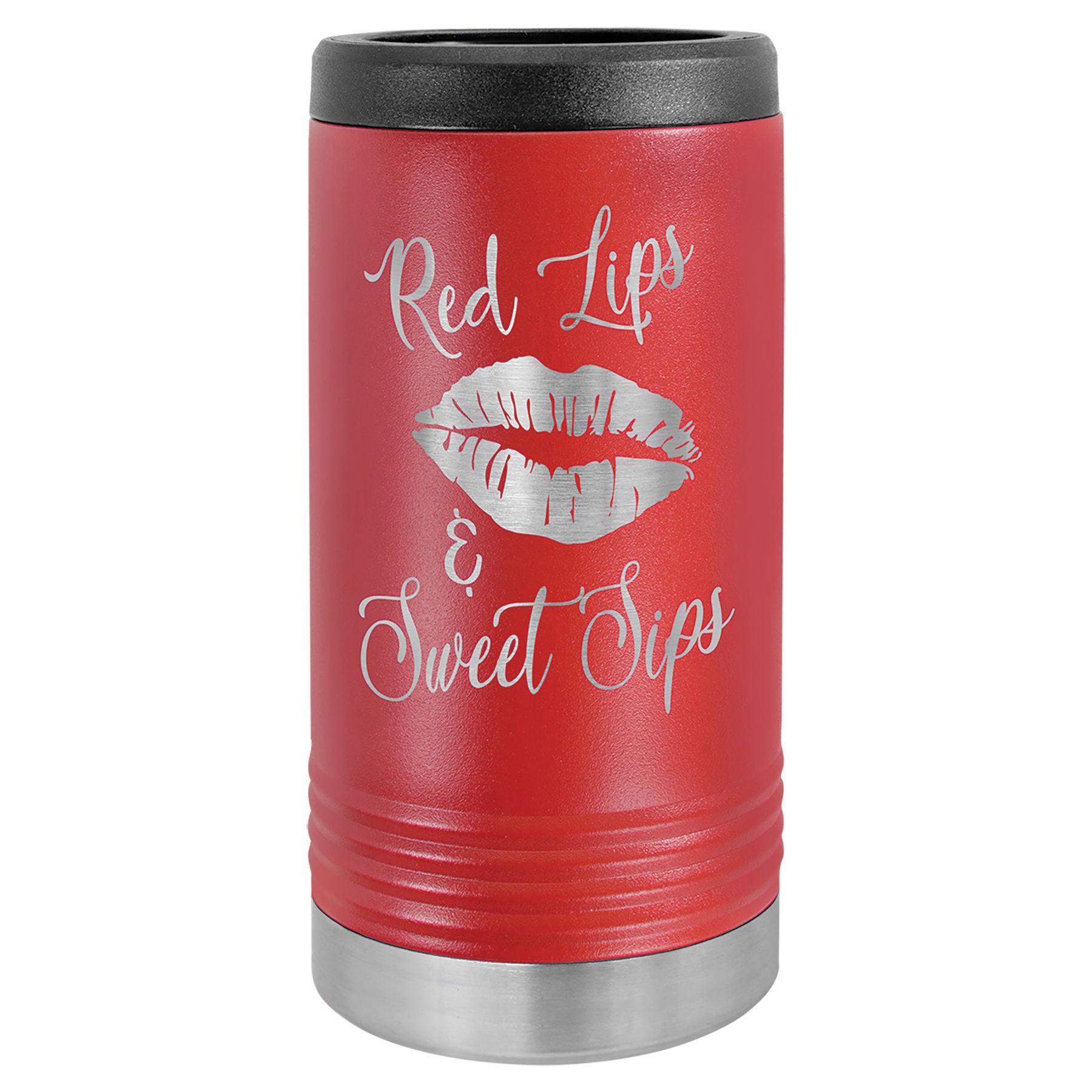 Red Insulated Slim Beverage Holder