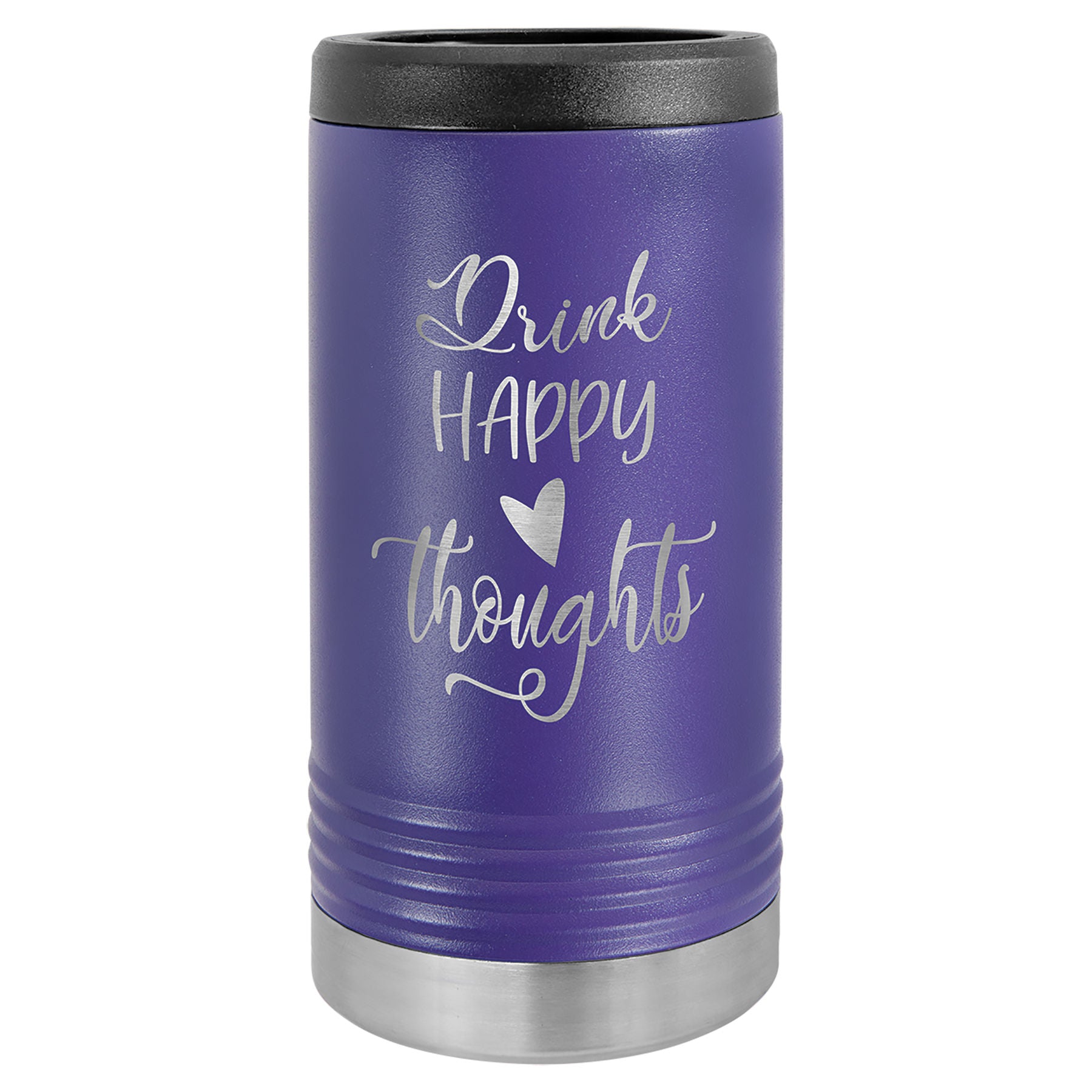 Purple Insulated Slim Beverage Holder