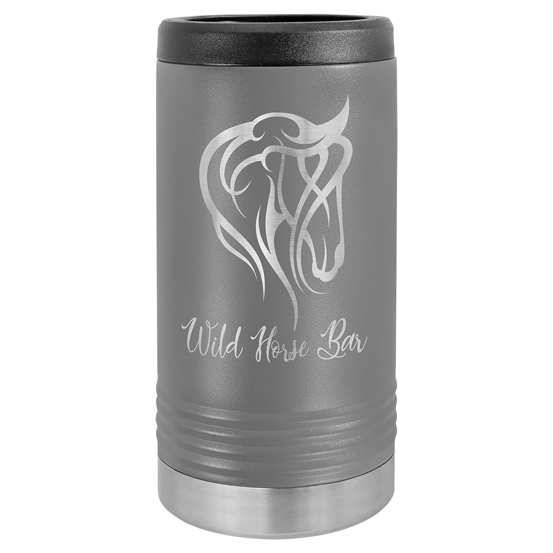 Dark Gray Insulated Slim Beverage Holder