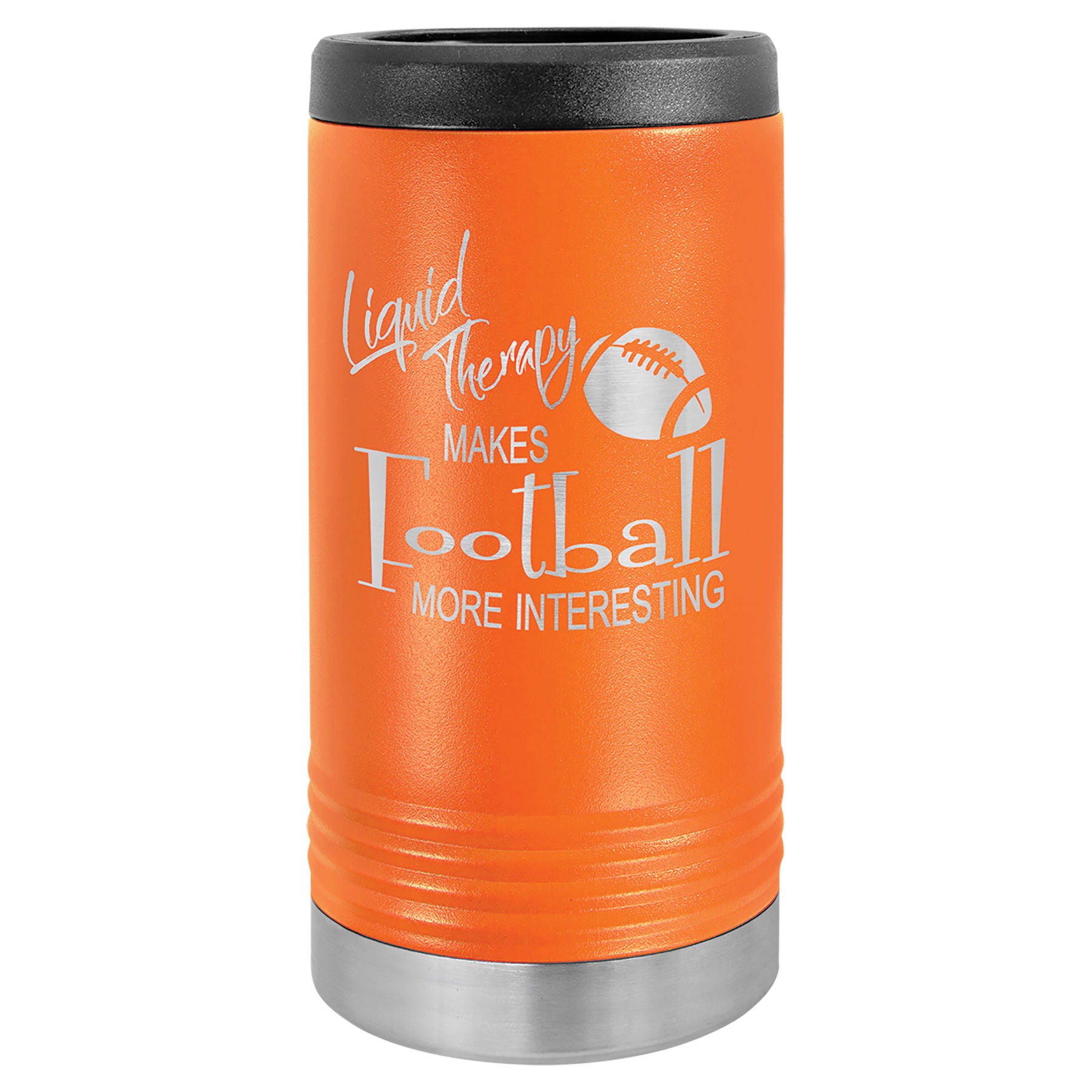 Orange Insulated Slim Beverage Holder