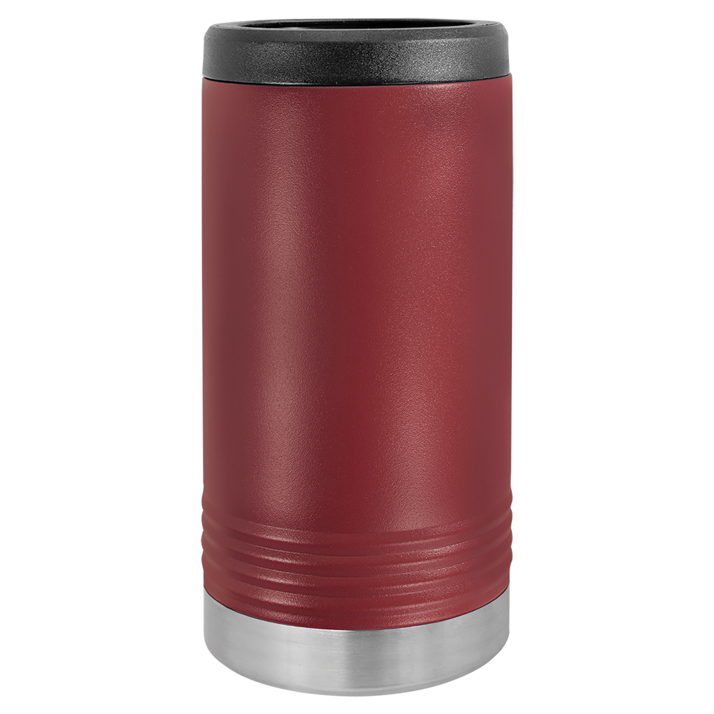 Maroon Insulated Slim Beverage Holder blank-preview