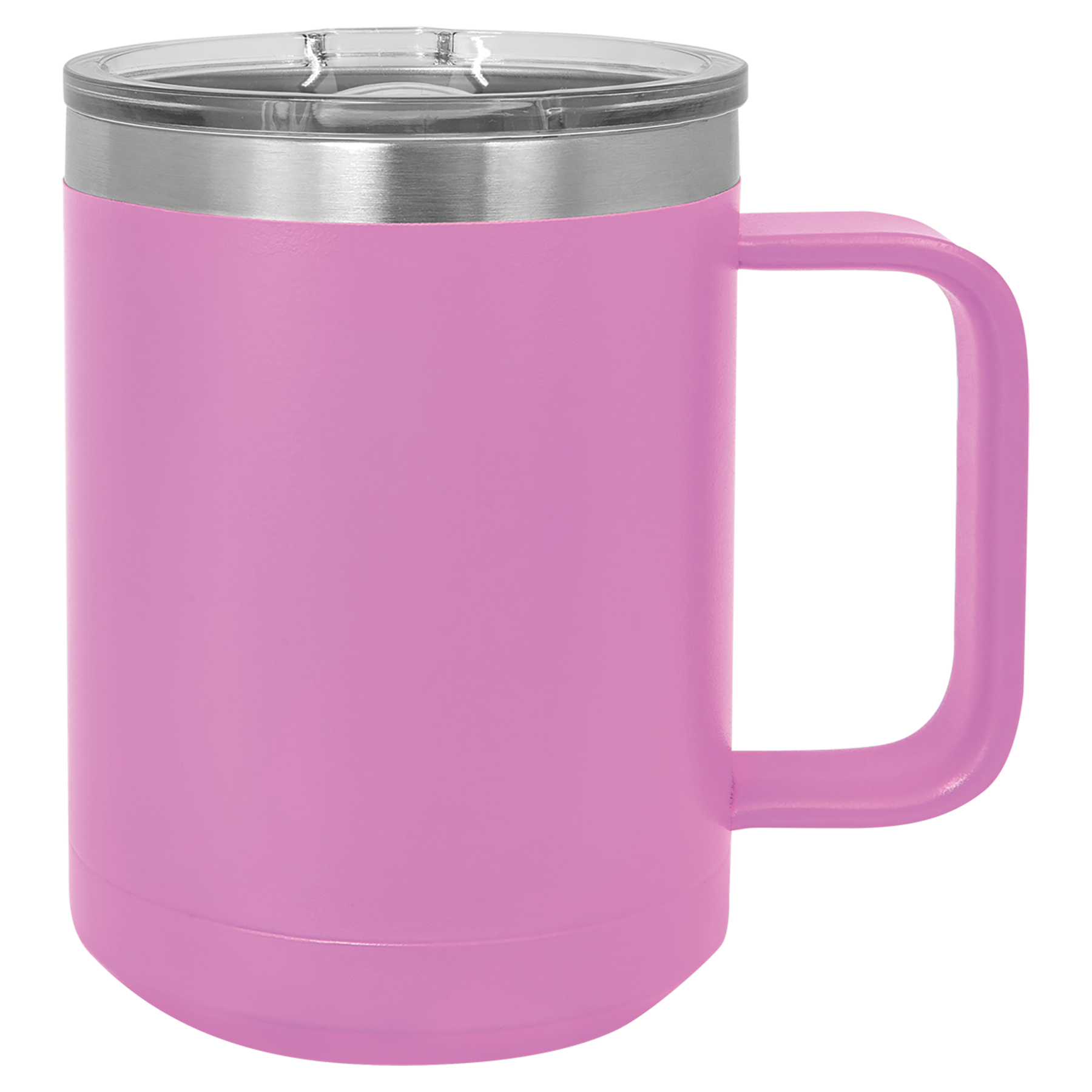 Light Purple 15 oz. Coffee Mug with Clear Slider Lid blank-preview