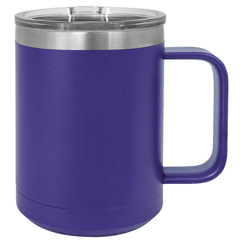 Purple 15 oz. Coffee Mug with Clear Slider Lid blank-preview