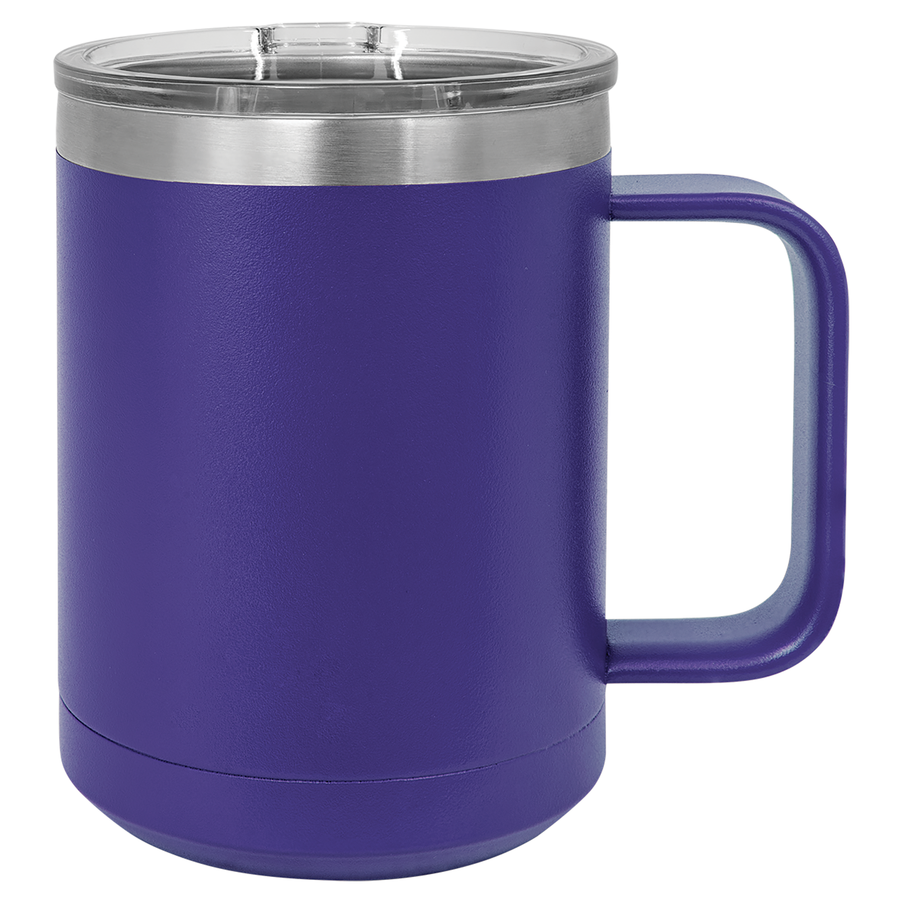 Purple 15 oz. Coffee Mug with Clear Slider Lid blank-preview