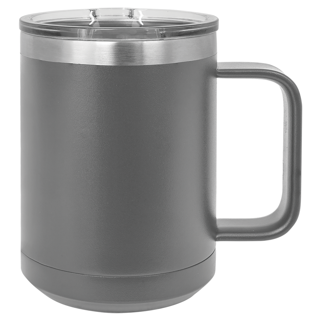 Vacuum Insulated Mug with Slider Lid – Dark Gray preview
