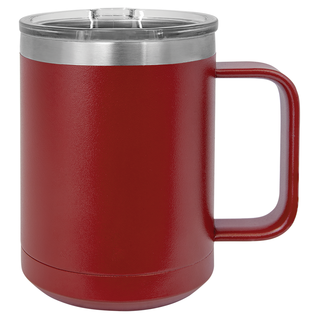 Vacuum Insulated Mug with Slider Lid – Maroon preview