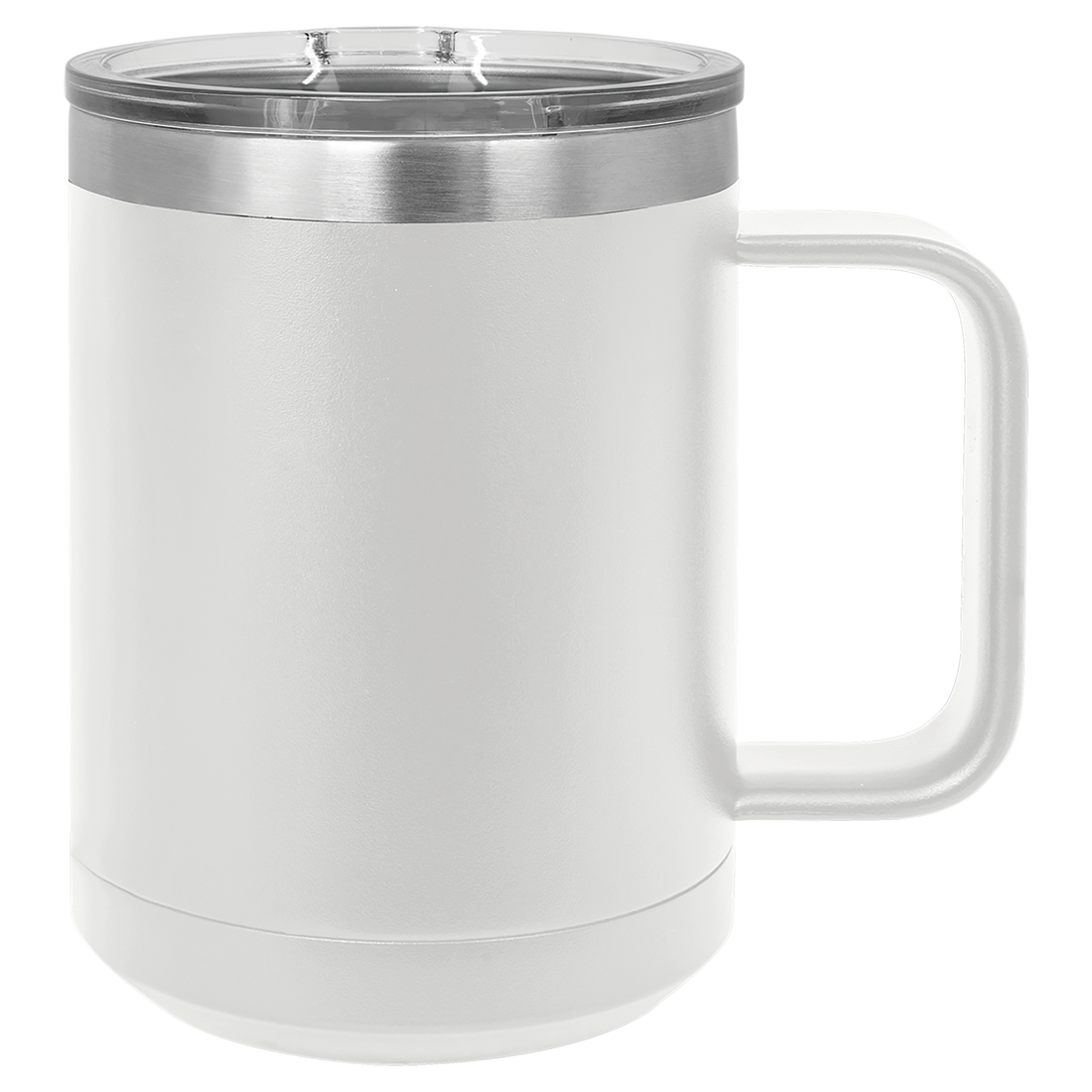 Vacuum Insulated Mug with Slider Lid – White preview