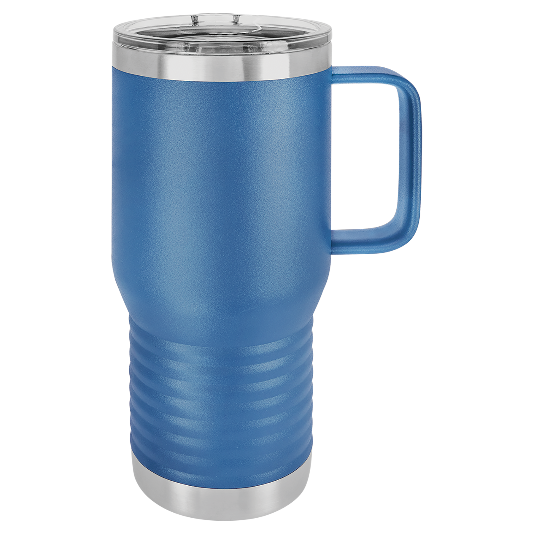 Royal Blue 20 oz. Travel Mug with Clear Slider Lid blank-preview