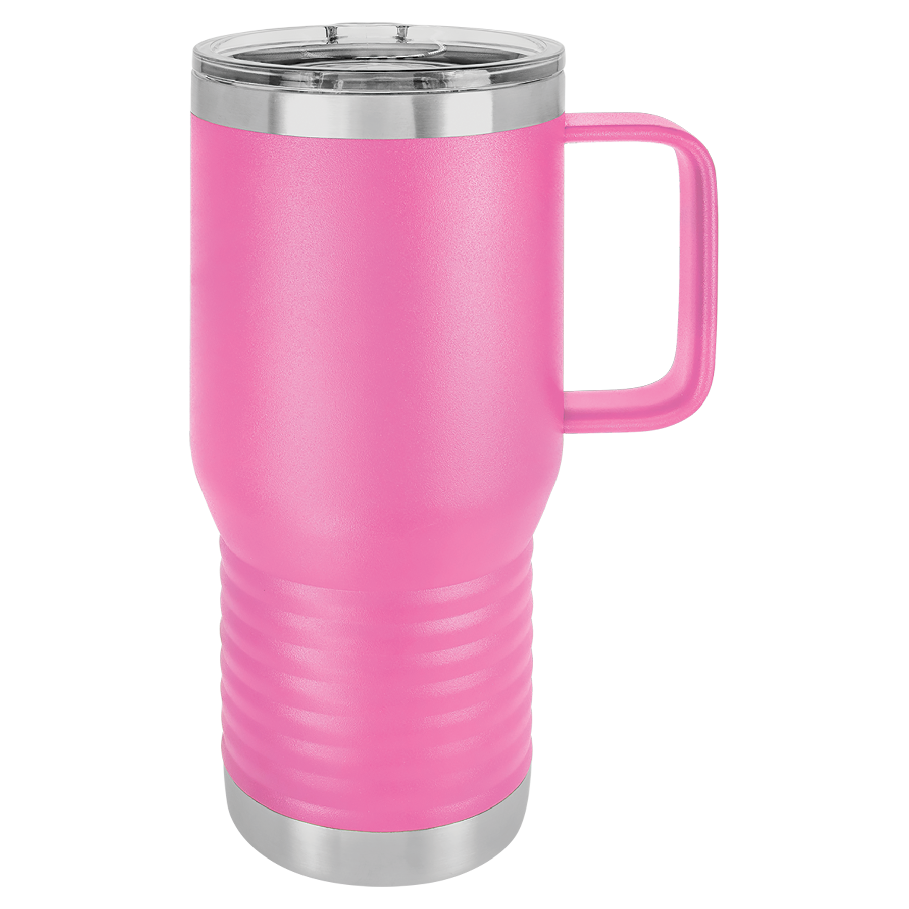 Pink 20 oz. Travel Mug with Clear Slider Lid blank-preview
