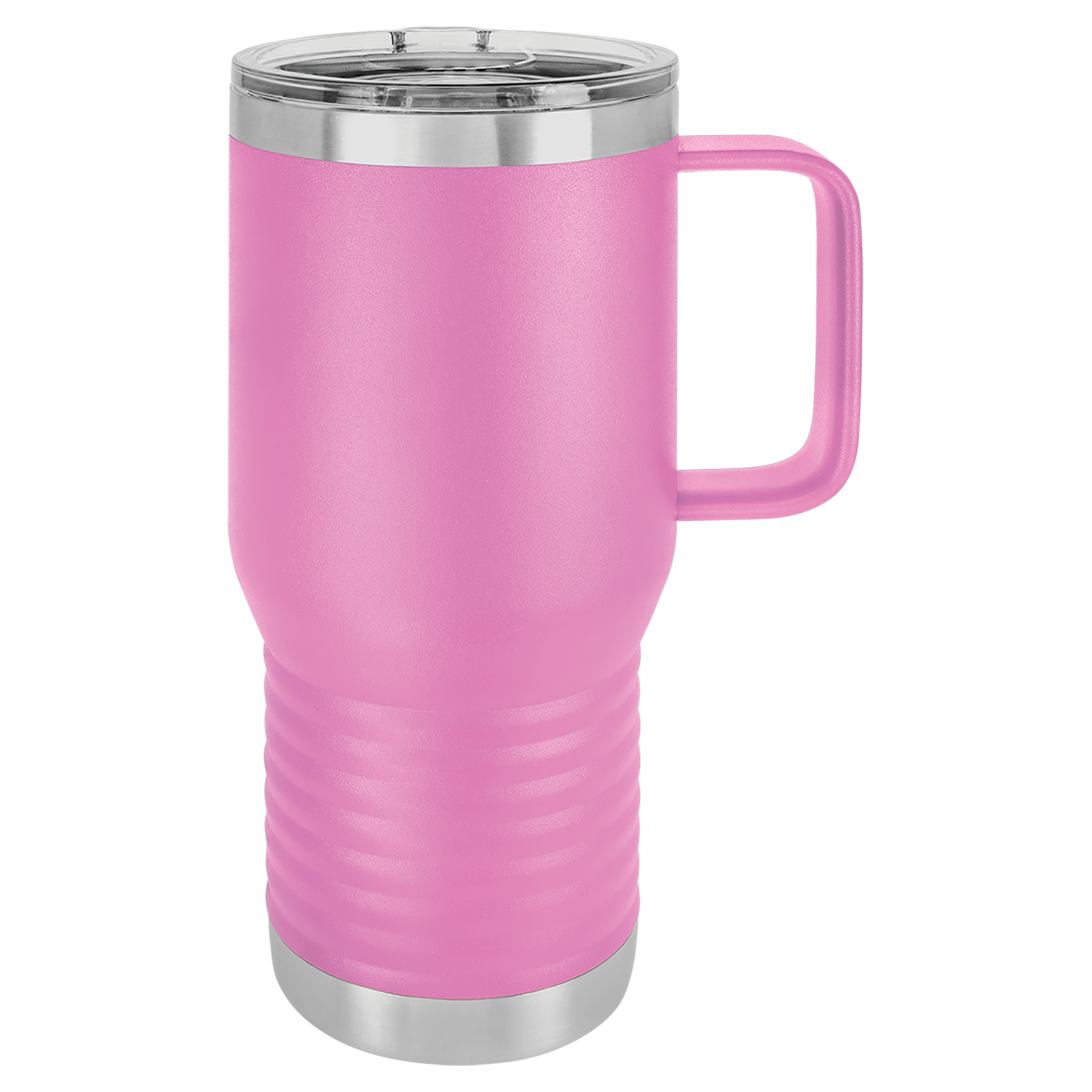 Light Purple 20 oz. Travel Mug with Clear Slider Lid blank-preview