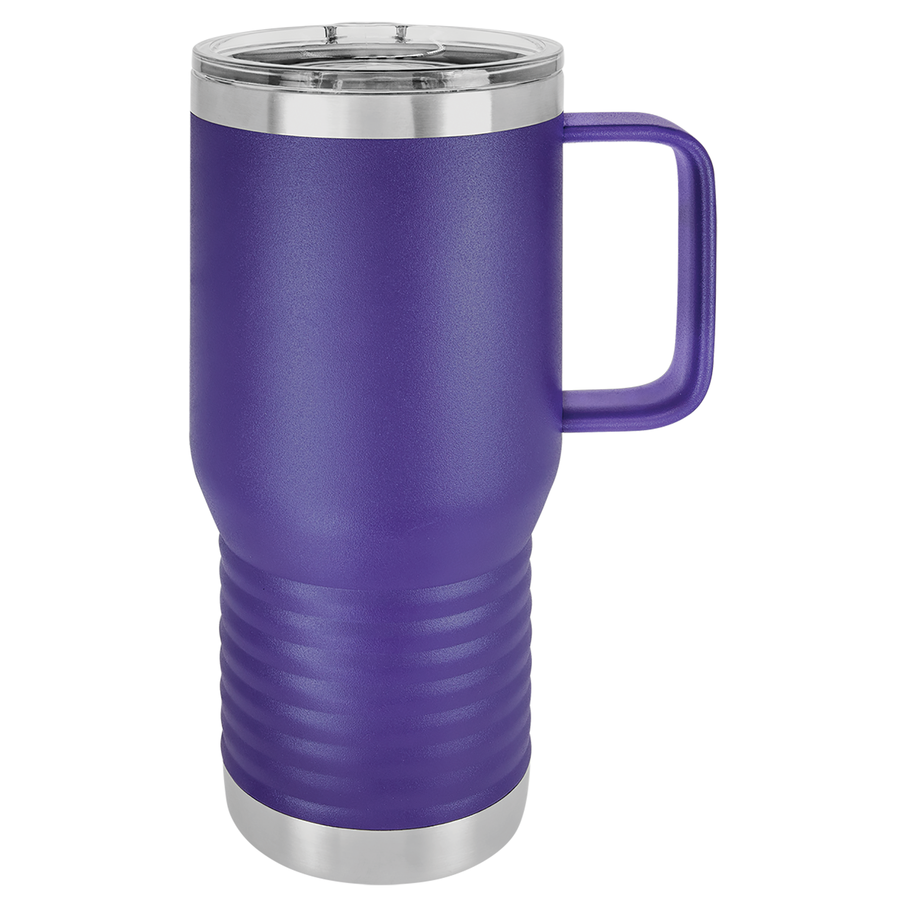 Purple 20 oz. Travel Mug with Clear Slider Lid blank-preview