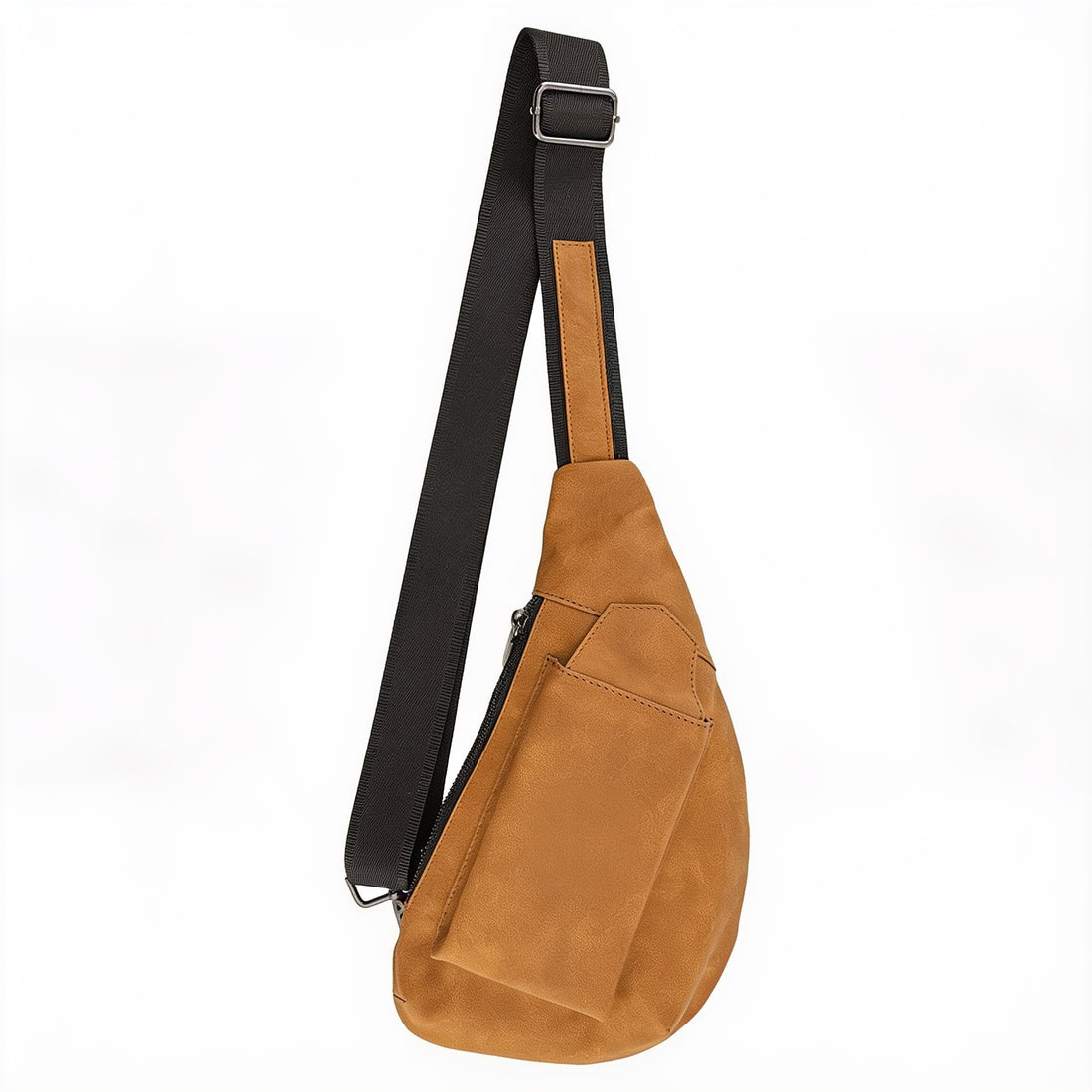 Crescent Bag - Leatherette, Creekside Collection – Light Brown preview