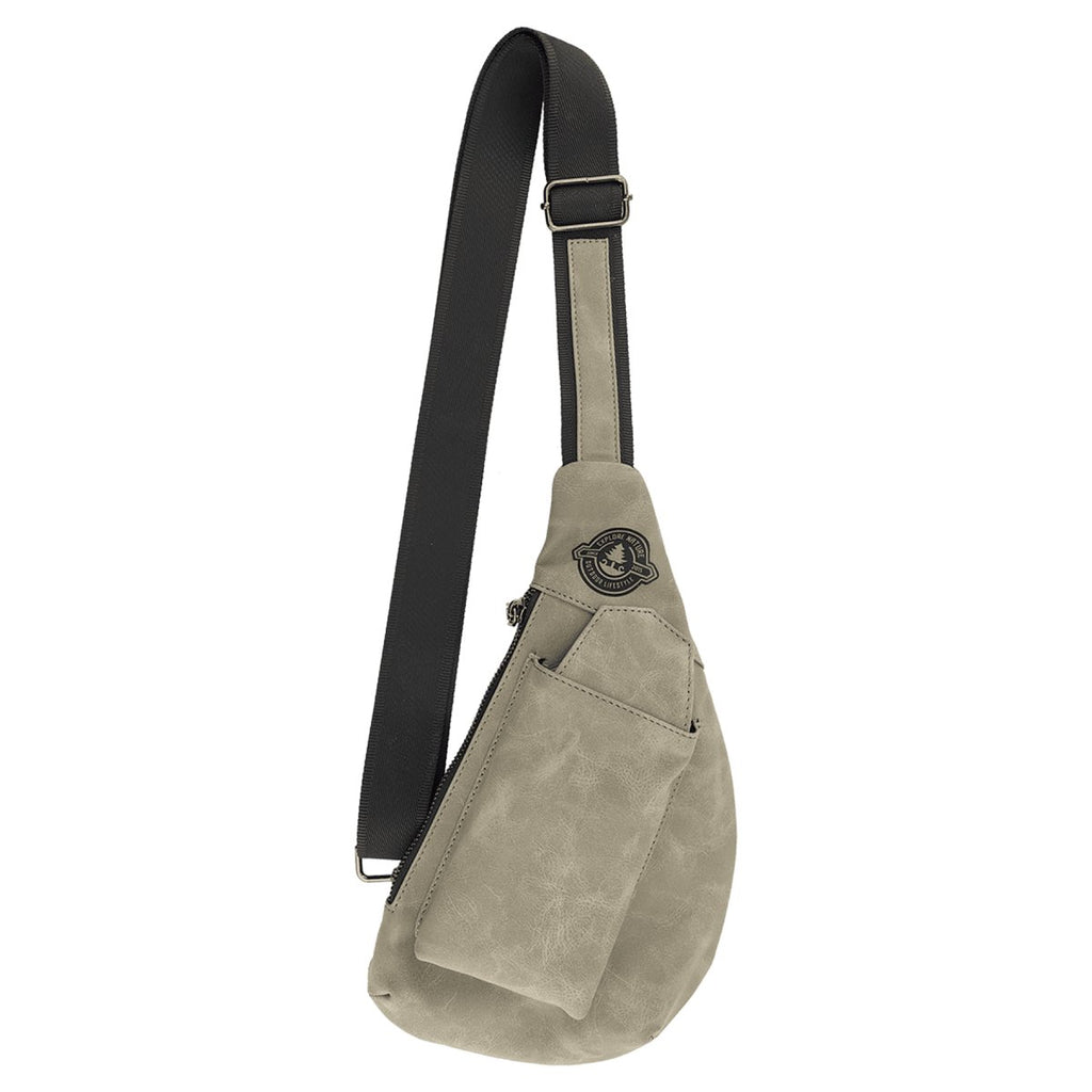 Light Green Laserable Leatherette Crescent Bag