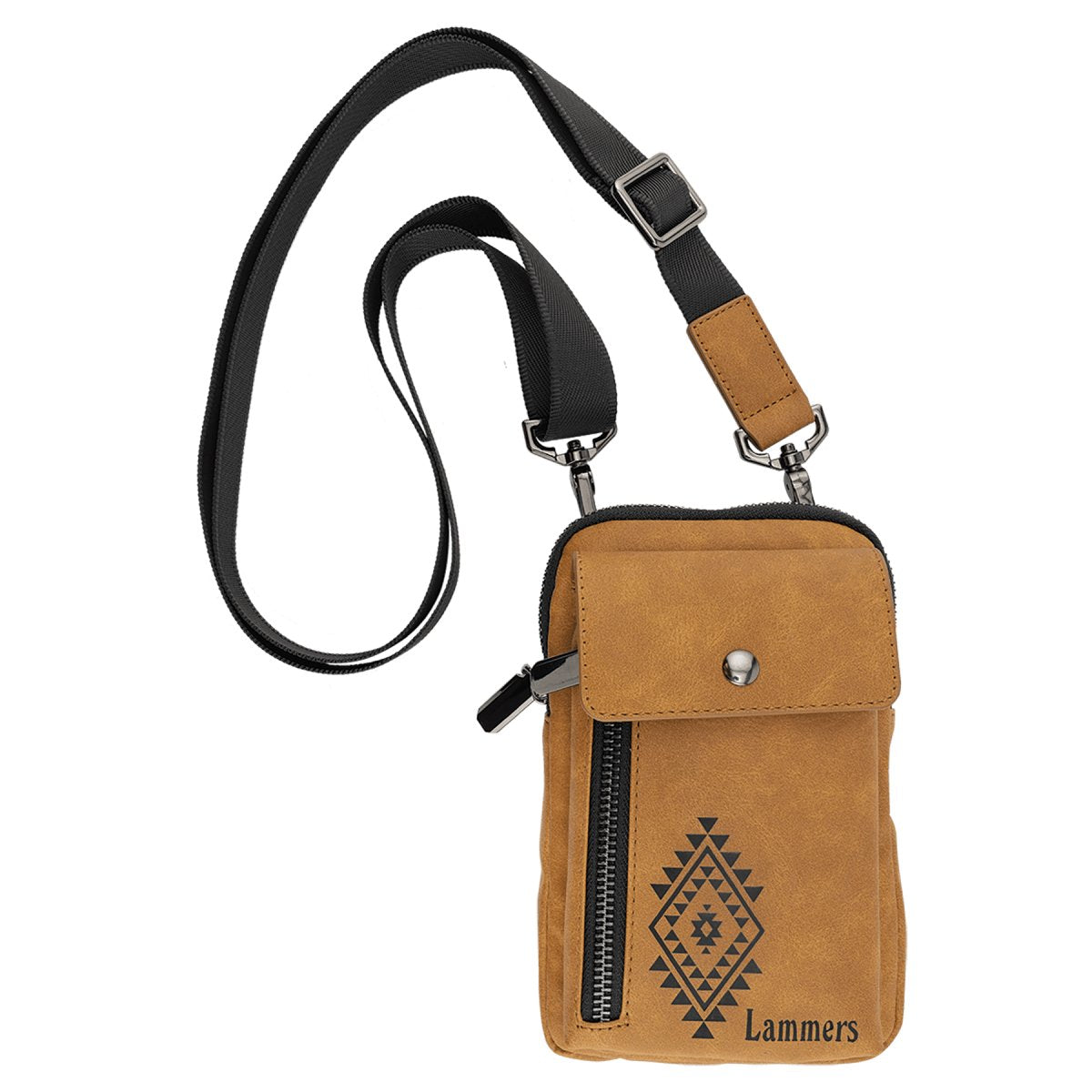 Light Brown Laserable Leatherette Urban Bag