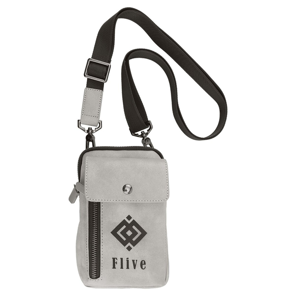 Light Gray Laserable Leatherette Urban Bag