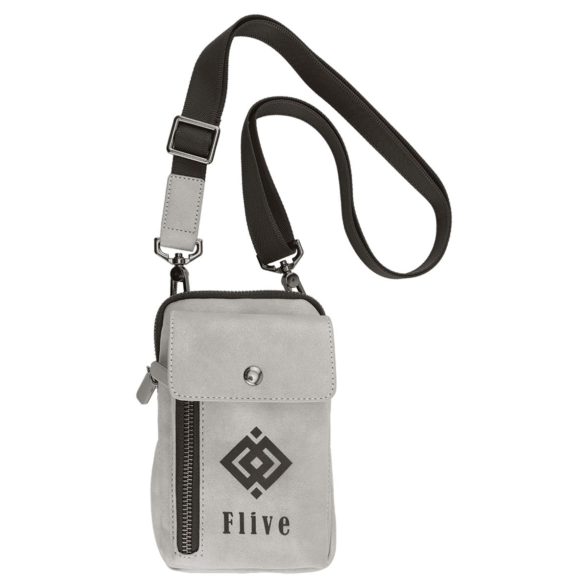 Light Gray Laserable Leatherette Urban Bag