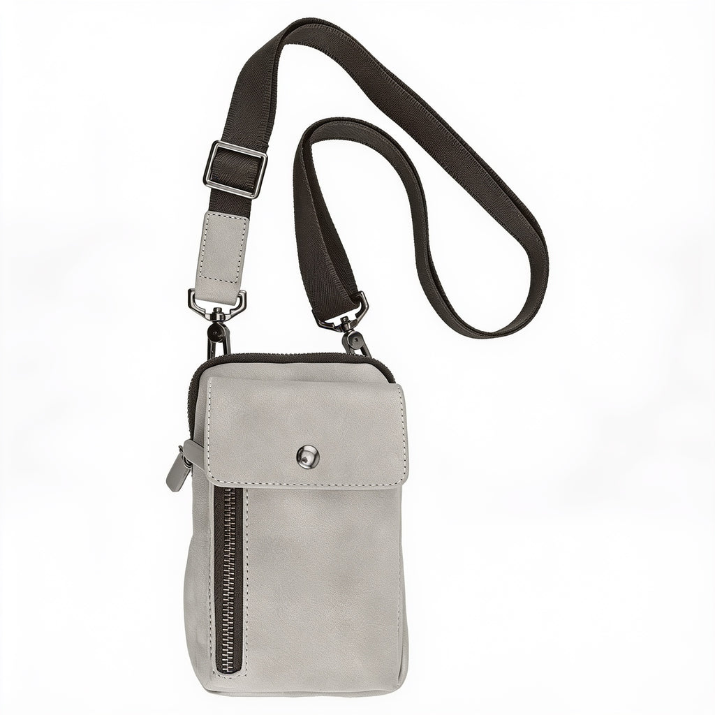 Light Gray Laserable Leatherette Urban Bag blank-preview