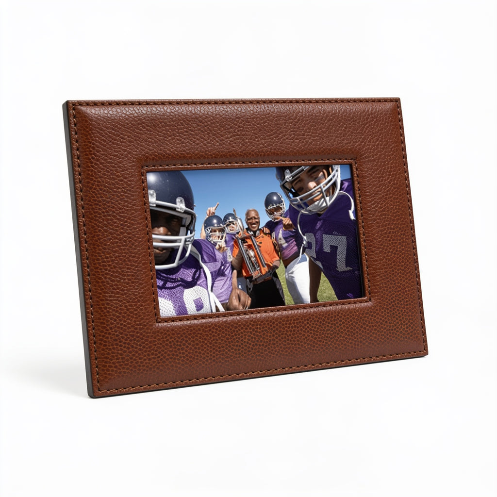 Football Leatherette Photo Frame blank-preview
