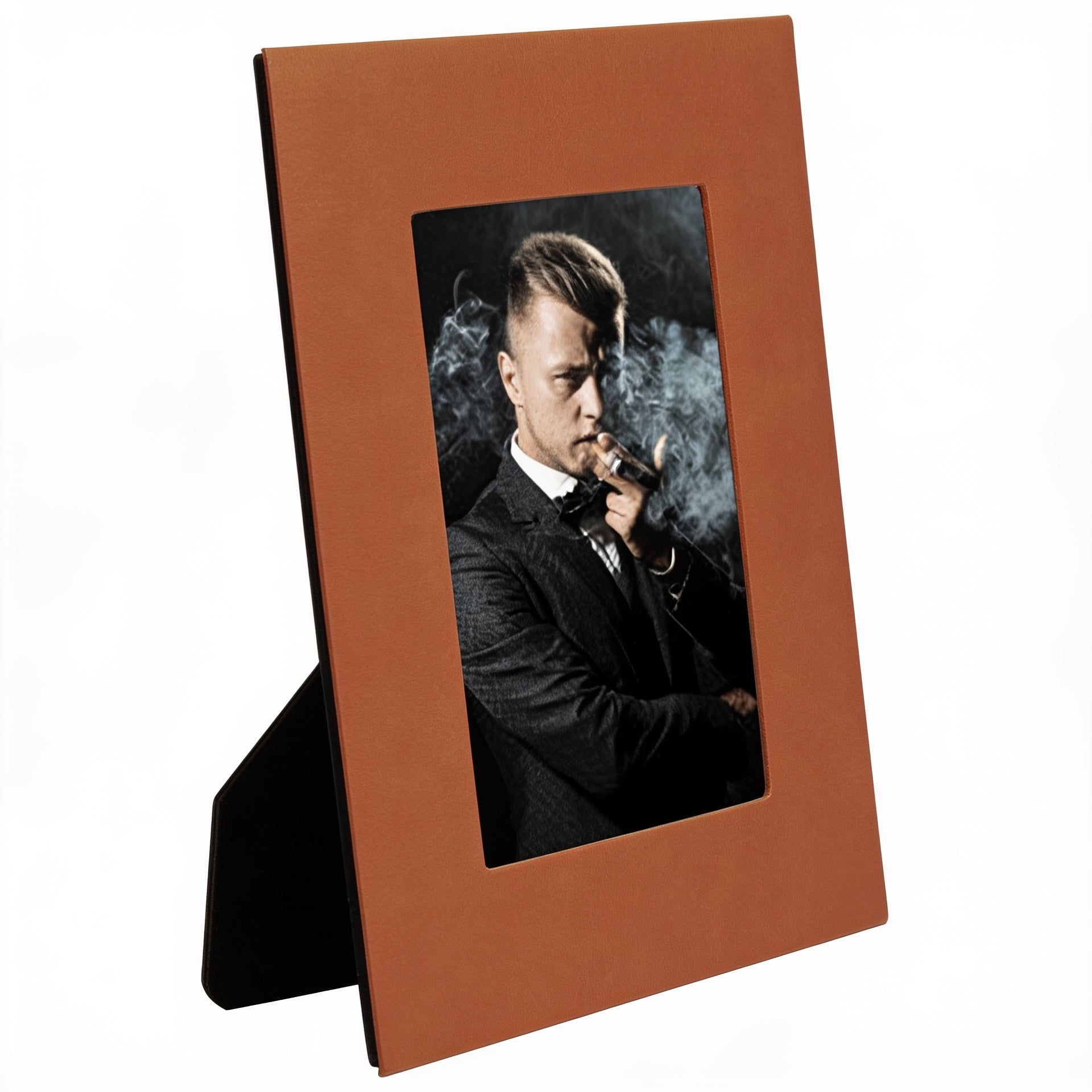 Rawhide Leatherette Photo Frame blank-preview