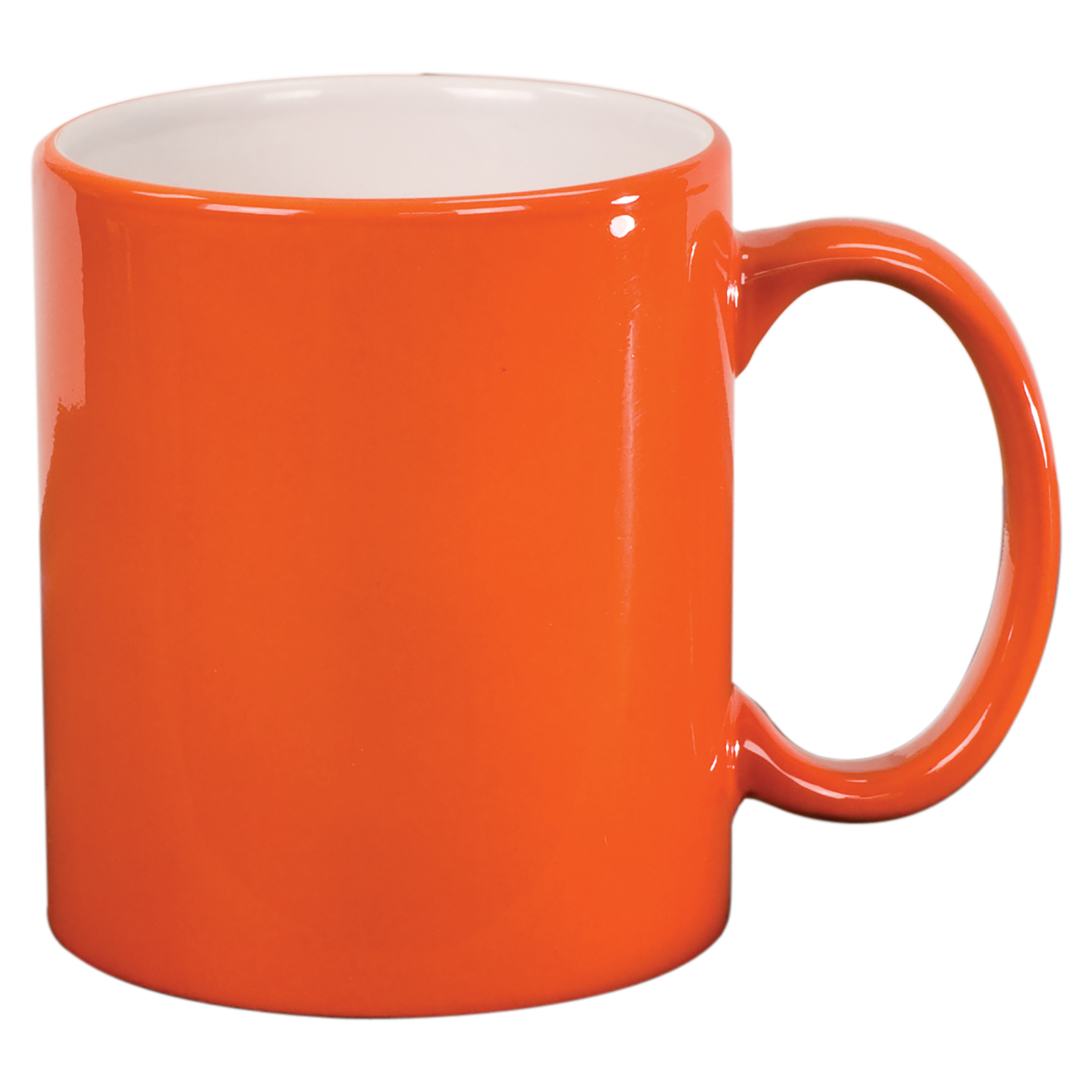 Orange 11 oz. Round Ceramic Mug blank-preview