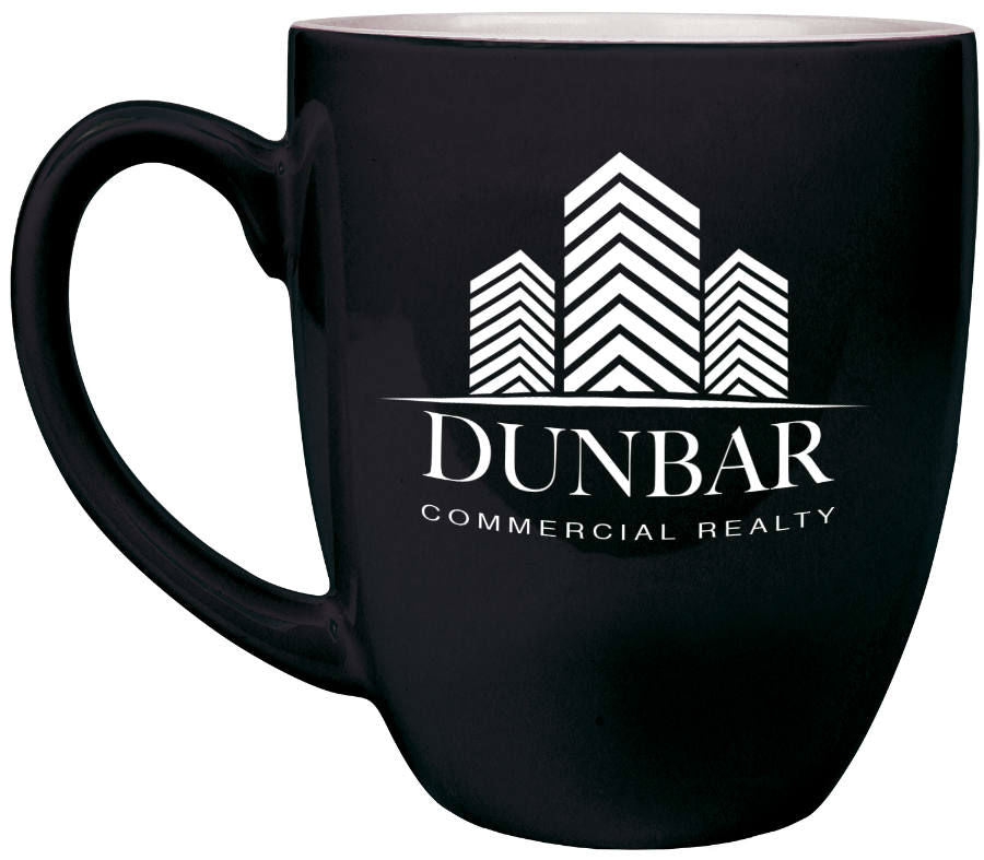 Black 16 oz. Bistro Ceramic Mug