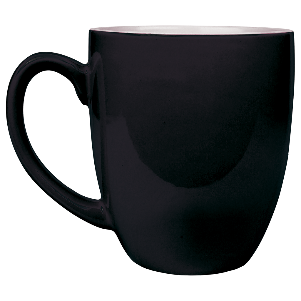 Black 16 oz. Bistro Ceramic Mug blank-preview