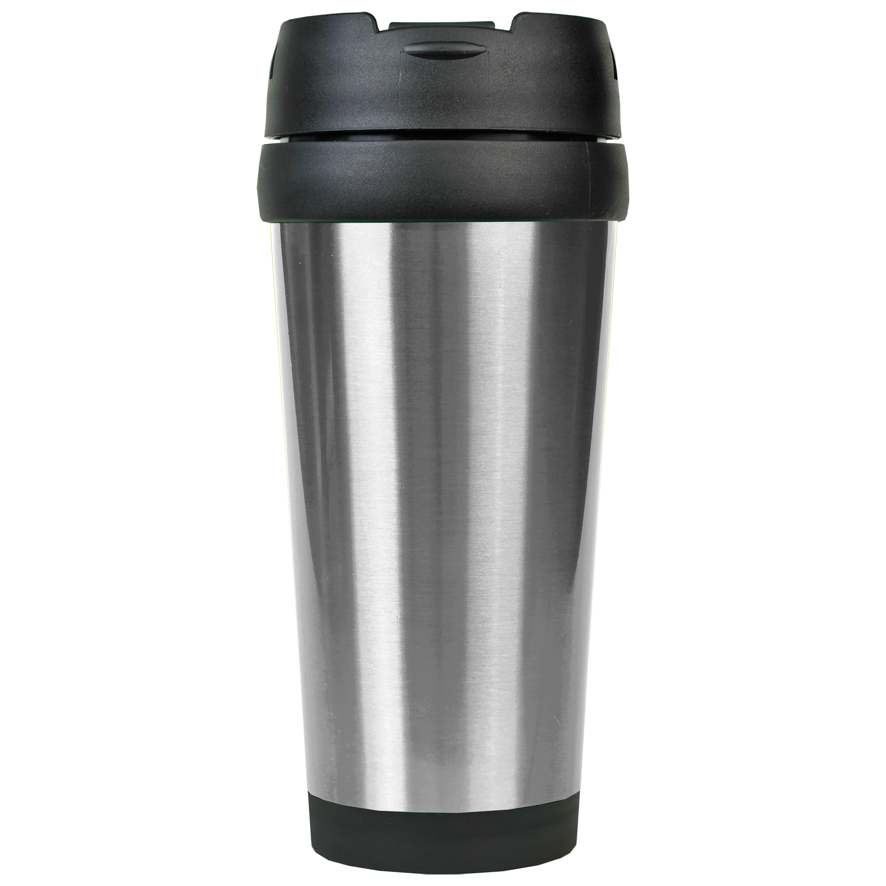 Gloss Silver 16 oz. Travel Mug blank-preview