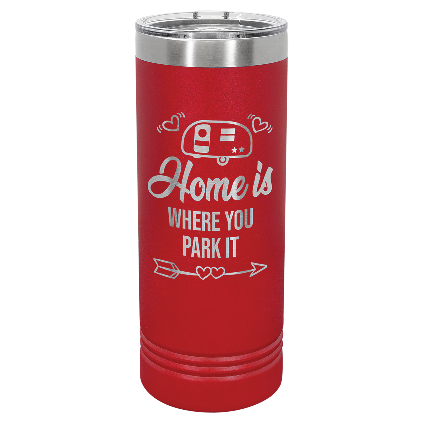 Red 22 oz. Skinny Tumbler with Slider Lid