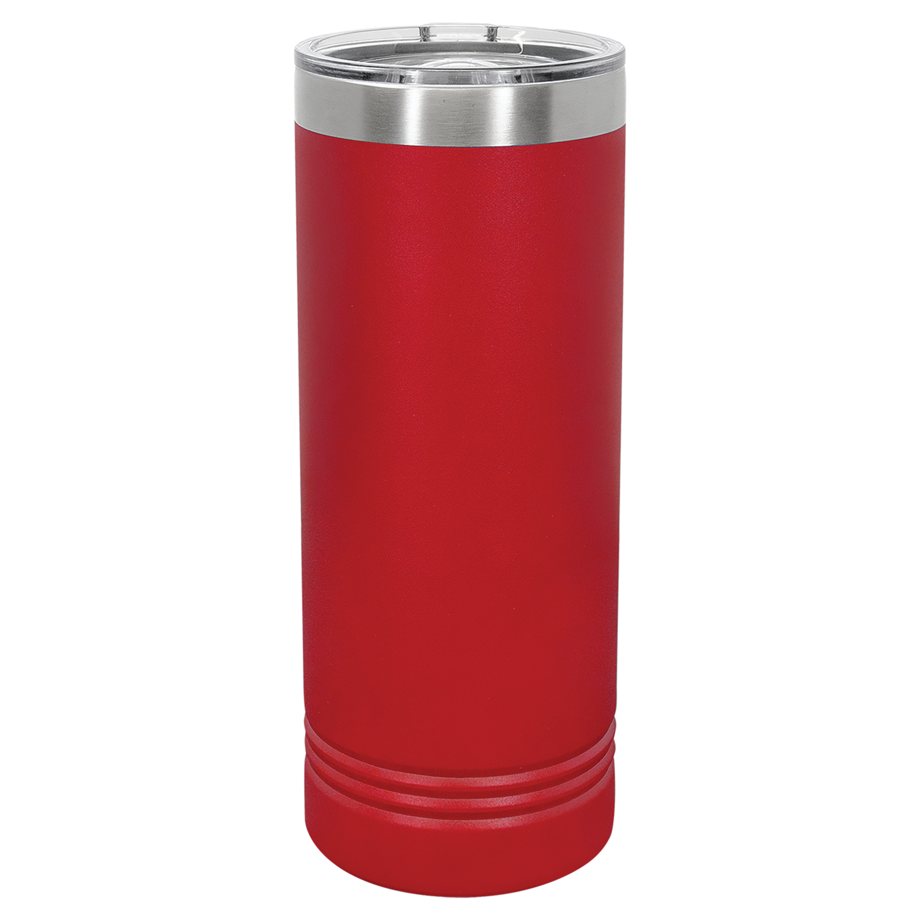 Red 22 oz. Skinny Tumbler with Slider Lid blank-preview
