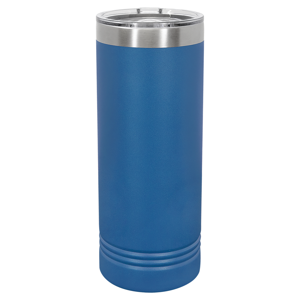 Royal Blue 22 oz. Skinny Tumbler with Slider Lid blank-preview