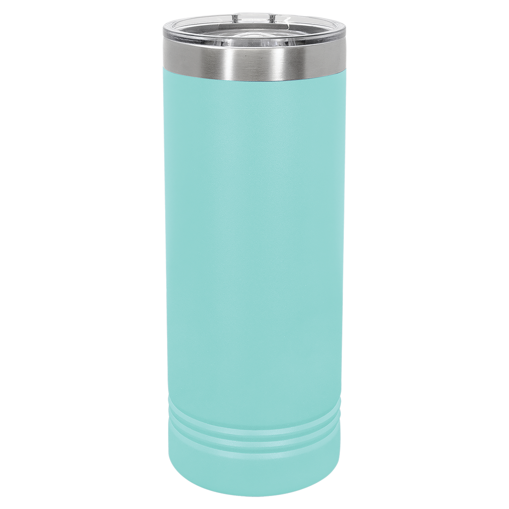 Teal 22 oz. Skinny Tumbler with Slider Lid blank-preview