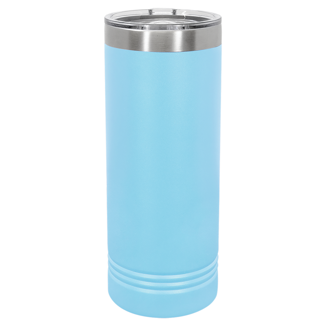 22 oz. Skinny Tumbler with Slider Lid – Light Blue preview