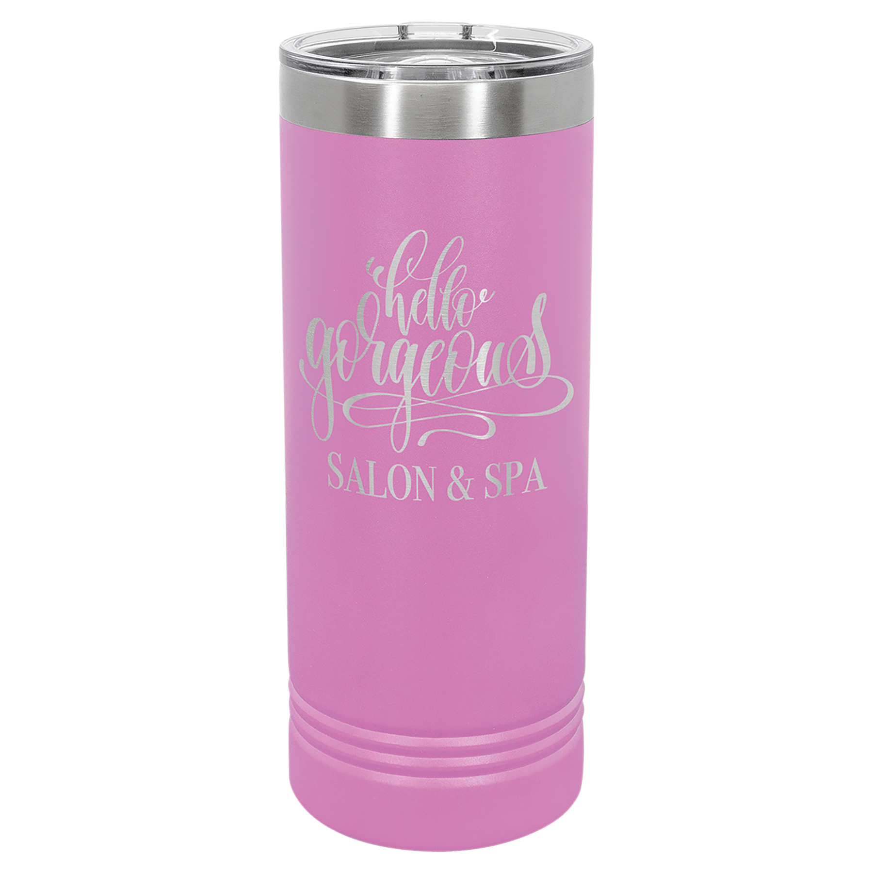 Light Purple 22 oz. Skinny Tumbler with Slider Lid